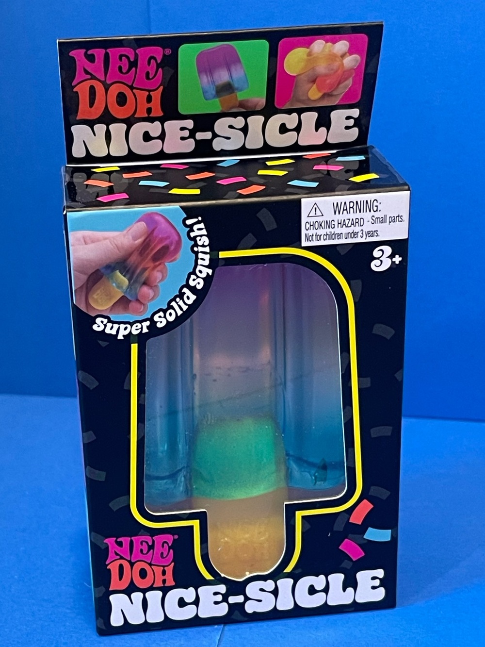 NeeDoh BEST COLOR OPTION! Nice-Sicle Kids Toy - Multicolor Squishy Pop